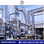 Installation of insulated steam pipes - Cold insulation for pipes, machines, tanks and valves - Bismarc Metal