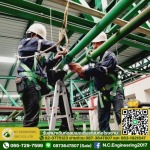 รับออกแบบติดตั้งท่อลมอุตสาหกรรม - รับเหมาเดินท่อลมและเดินระบบท่อโรงงาน - N.C Engineering