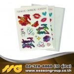 รับพิมพ์สติ๊กเกอร์แทททูติดร่างกาย Tattoo Sticker ไม่มีขั้นต่ำ ราคาถูก - โรงพิมพ์สติกเกอร์ตามสั่ง - ซีซันกรุ๊ป