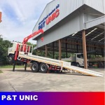 รับทำกระบะติดเครน UNIC ขอนแก่น - ขายเครนติดรถบรรทุก - พีแอนด์ที โพรเกร็ส