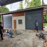 ติดตั้งประตูเหล็กม้วนแบบทึบ - เอสเอสชัตเตอร์ เซอร์วิส