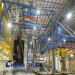 Install industrial spraying systems