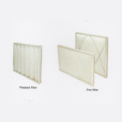 Pre-filter/Pleated filter with aluminum frame
