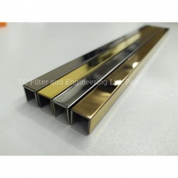 Stainless steel wainscoting, U-shaped, Nonthaburi