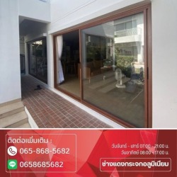 ติดตั้งบานสไลด์กั้นห้อง