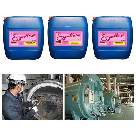 BOILER WATER TREATMENT CHEMICAL หัวเชื้อป้องกันสนิมในท่อส่งไอน้ำ  หัวเชื้อป้องกันตะกรันใน Boiler  หัวเชื้อป้องกันสนิมใน Boiler 
