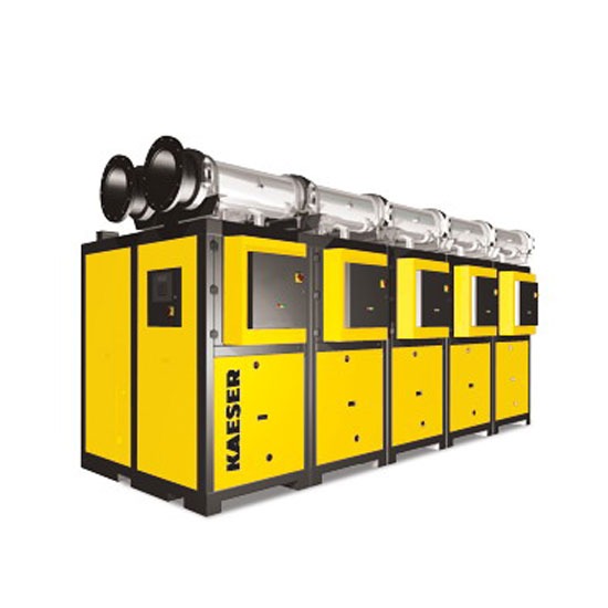 Modular high capacity refrigerated dryers
