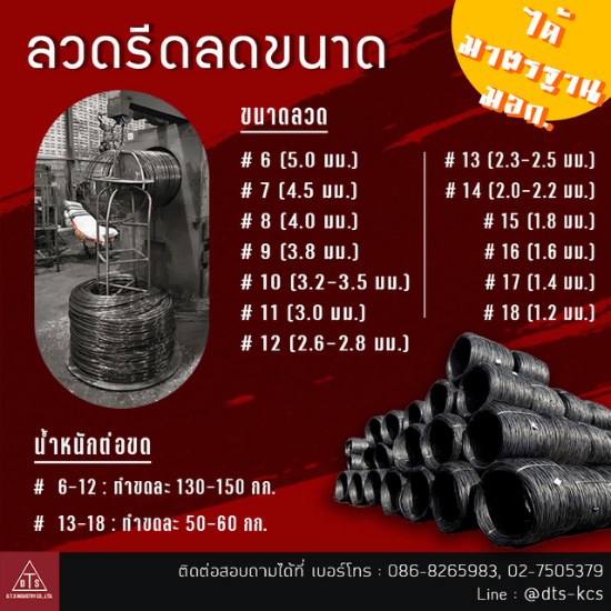 ลวดรีดตามขนาด สั่งผลิตได้ ลวดรีดตามขนาด สั่งผลิตได้  ลวดสั่งผลิตจากโรงงานโดยตรง  รับรีดลวดตามสั่ง งานมีมาตรฐาน  รับผลิตลวดตามสั่งมาตรฐานอุตสาหกรรม  รับทำลวดลดขนาด  ลวดตามสเปคลูกค้า  โรงงานรีดลวด สมุทรปราการ  สั่งทำลวดจำนวนมาก  ลวดอุตสาหกรรม สั่งผลิต  ลวดพิเศษ มาตรฐานสากล 
