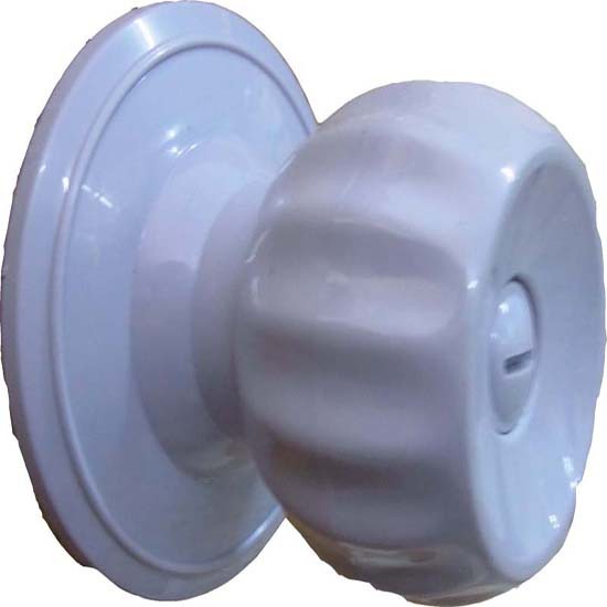 กุญแจลูกบิด PVC - Plastic Lock (AWA-6400-Grey) ตลับเมตร  เทปวัด  กุญแจ  ลูกบิด  กลอนประตู  คันผลักประตูหนีไฟ  ตาแมว  ลูกบิดสแตนเลส  บานพับ 