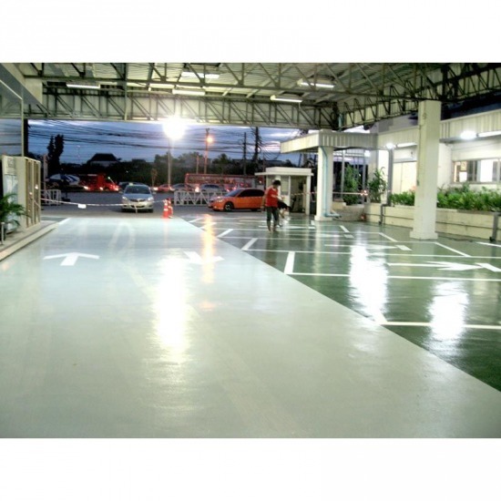 รับติดตั้งระบบสีพื้น Epoxy Coating พื้น 