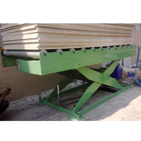 Hydraulic สะพานปรับระดับ 