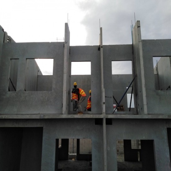 Precast pre-installed wall panels Precast pre-installed wall panels 