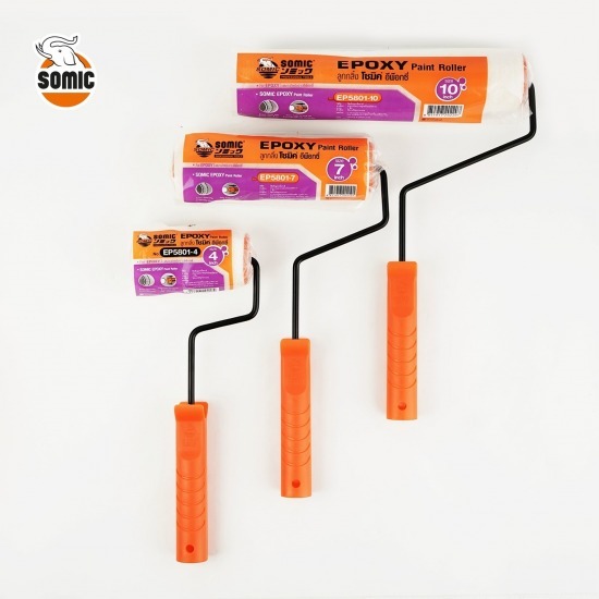 ลูกกลิ้ง EPOXY โซมิค รุ่นขนสั้น ลูกกลิ้งepoxy  ลูกกลิ้งทาสี  ลูกกลิ้งทาสีโซมิค 