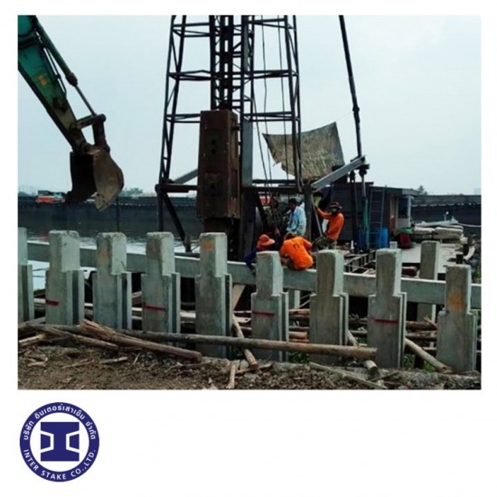 Pile driving services for houses, factories, and warehouses in Ayutthaya. Pile driving services for houses  Pile driving services warehouses 