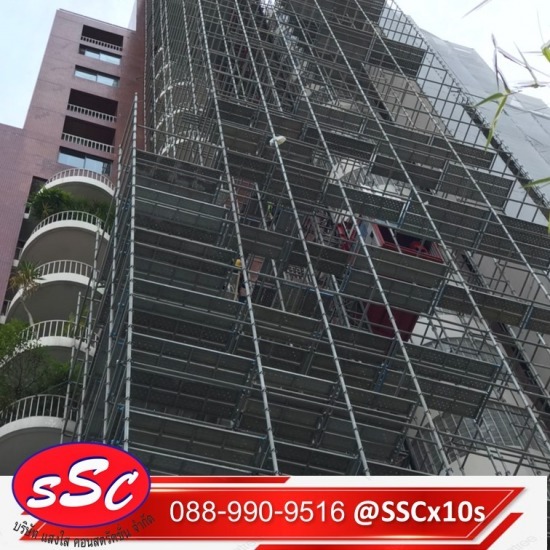 นั่งร้านครอบลิฟต์ นั่งร้านครอบลิฟต์  Passenger Lift Scaffolding 