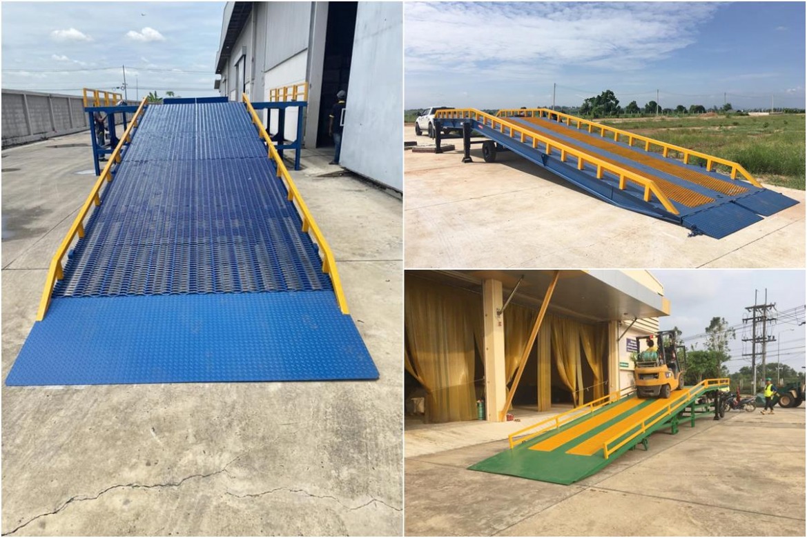 สะพานโหลดสินค้า สะพานขนถ่ายสินค้า สะพานขึ้นรถบรรทุก สะพานโหลดสินค้า สะพานขนถ่ายสินค้า สะพานขึ้นรถบรรทุก