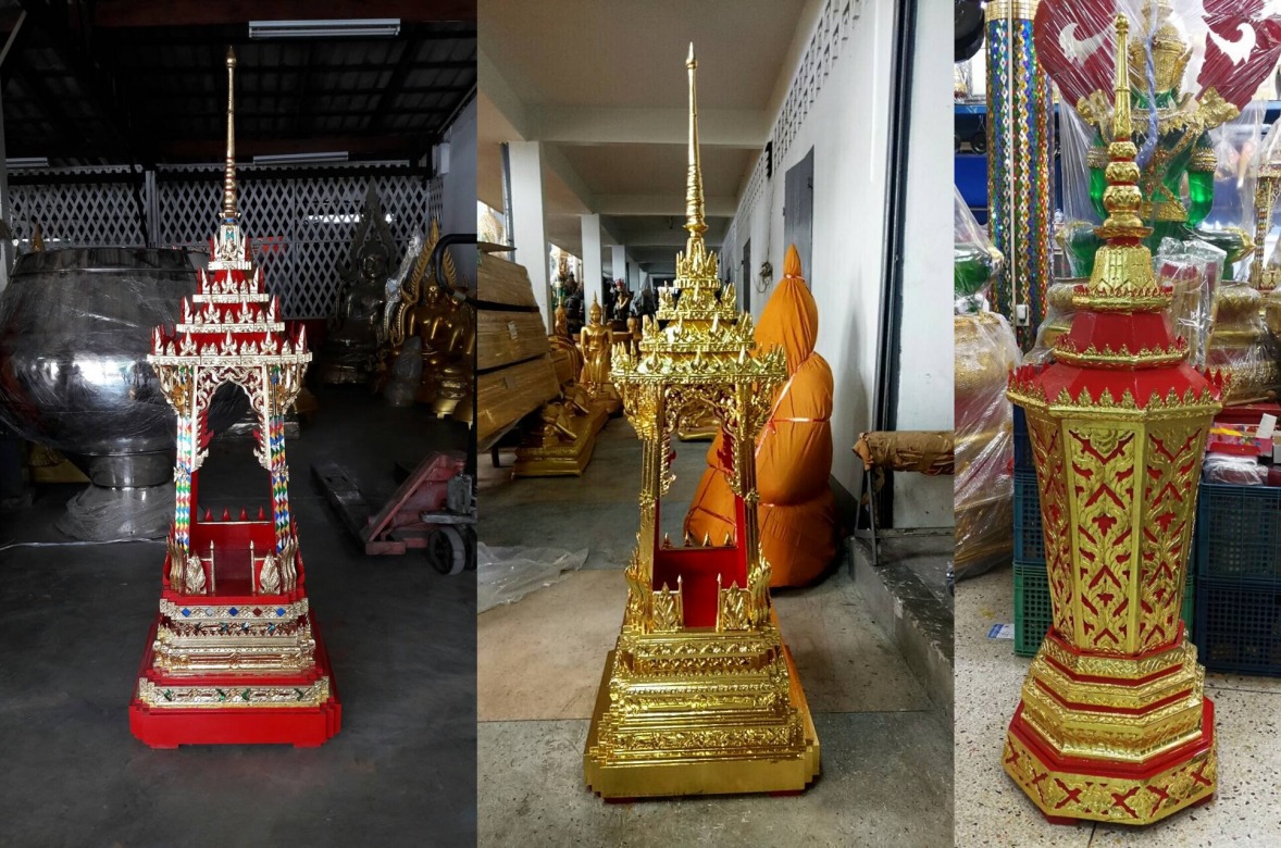 จำหน่ายบุษบกไม้สัก จำหน่ายบุษบกไม้สัก